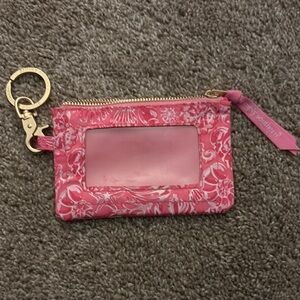 Lilly Pulitzer Pink Keychain Wallet